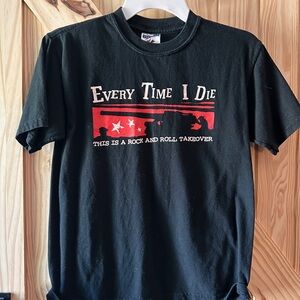 Every Time I Die Black Graphic T-Shirt